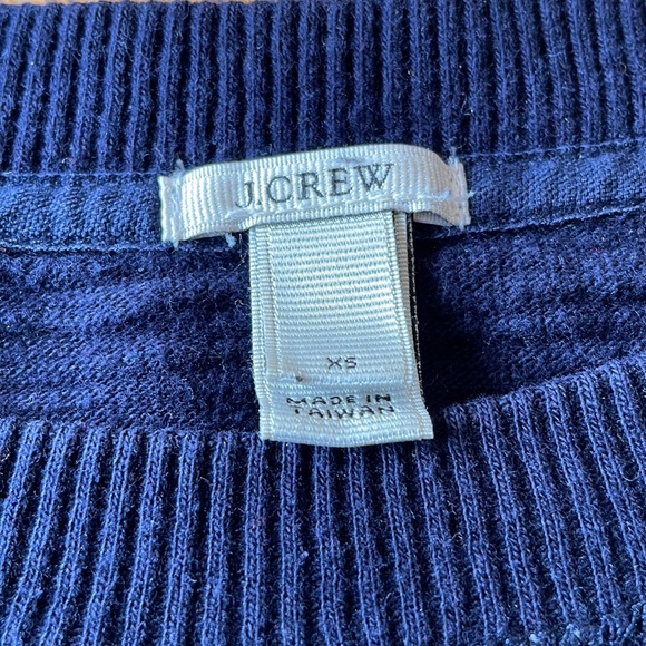 J. Crew Long Sleeve Crewneck Shirt Size XS - Picture 3 of 4